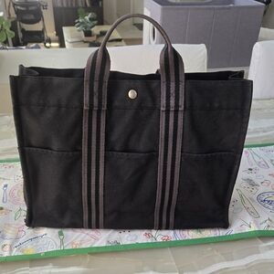 Hermes Black Tote Bag